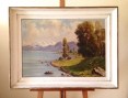 Vista del Lago de Thun con montañas al fondo